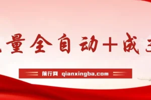 公众号付费文章，流量全自动+成交全自动保姆级傻瓜式玩法