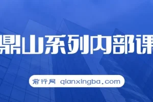 【精】鹿鼎山缠论实战直播回放：帮助0基础-进阶者用缠论实现月均15%+稳健盈利-更新9月