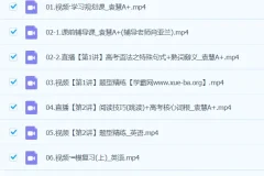 袁慧英语 2024高三高考英语A+春季班