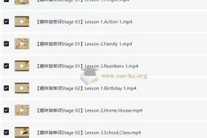 乐乐背单词【105集 视频+PDF习题+答案】