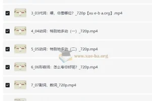 英语通俗语法 全套课程