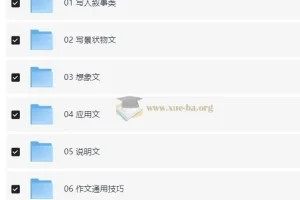 学而思-写作技法一本通（大通关）【40讲 视频课】