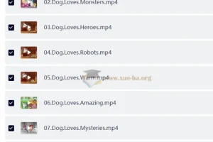 BBC英语启蒙动画 狗狗爱读书 Dog Loves Books