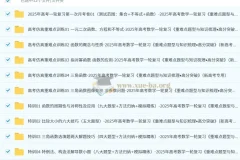 2025年高考数学一轮复习《重难点题型与知识梳理•高分突破》（新高考专用）