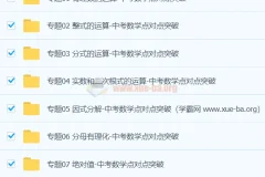 中考数学核心考点专题突破