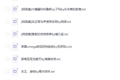 完结小说：2025晋江完结文 TOP96 [TXT]