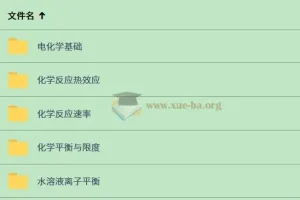 一化儿 选择性必修一 化学反应原理