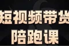 短视频带货陪跑，让普通人做短视频带货变得更简单