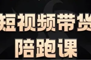 短视频带货陪跑，让普通人做短视频带货变得更简单