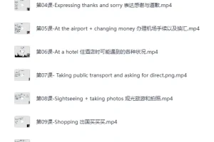 《顶级外教实用口语课，让你的英语脱口而出》（完结）[MP4][1.8G]