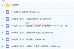 刘天麒 2024高一数学 A班春季班