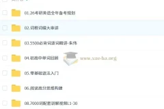 大学英语 2026考研英语 朱伟 小白入门阶段