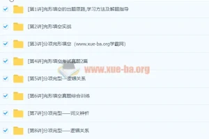 【飞飞讲英语】9次课攻破初二完形填空