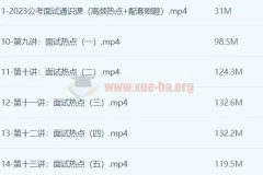 2023公考面试通识课（理论+刷题）