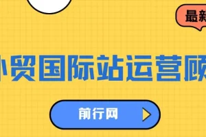 外贸国际站运营顾问，快速掌握国际站运营的底层逻辑