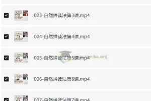 杨家成 搞定英语精品课+自然拼读（130节）