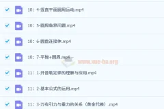 赵玉峰物理高一物理+高二物理VIP全年班