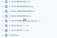 高中生物 2024-2025高二生物 杨雪全年 暑假班 秋季班 寒假班 春季班