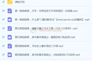 零基础也能学好的书法课 ，15天轻松写出漂亮人生！