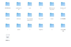 《设计师必备十万字体库》精选大方实用好字体 收藏一次用一辈子