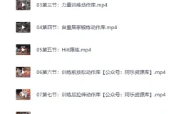 《B站付费课程 – 零基础减脂塑性·男女适用》（完结）[MP4]