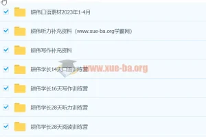 2023年耕伟学长听说读写全套