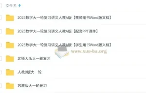 2025 新高考 高考数学 一轮复习 PPT课件+word版