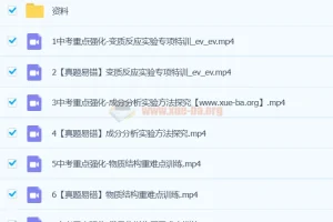 陈潭飞化学 2024初三中考化学 S春季班