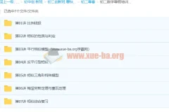 2021初二数学寒假培训班(创新在线) 林儒强