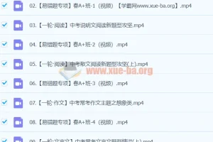 2024初三中考语文 何铮铮 寒假班（春上）