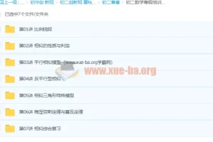 2021初二数学寒假培训班(创新在线) 林儒强