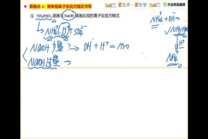 2022高一化学尖端班（康冲主讲）