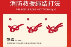 【消防安全救援24种绳结打法，关键时刻可以救命！】