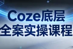 《Coze底层全案实操课程，从架构设计到高效部署的完整指南》[MP4]