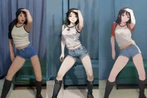 AI发光短裙舞蹈视频制作教程，小白也能快速上手