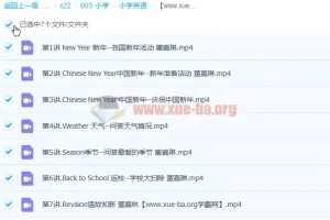 董嘉琳 小学三年级英语寒假班 7讲完结