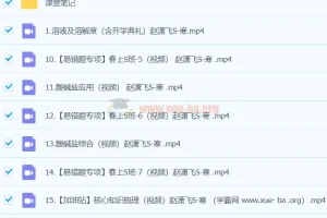 2023 初三化学全国通用版 S 寒假班（赵潇飞）