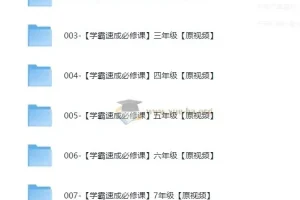 史要文 1-9年级数学 学霸速成必修班