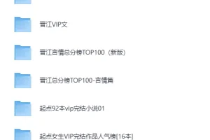 《全网VIP小说排行榜Top100》必读热门网文书单合集[TXT]
