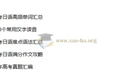 【2024春】高二日语备考精华课