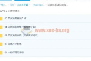 艾宾浩斯遗忘曲线复习计划表