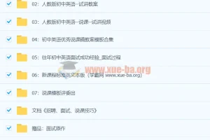 初中英语 说课稿 合集