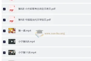 小宁春季班小学六年级语文尖子班 (春）