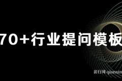 品牌营销新利器：ChatGPT专属SOP，70+提问模板
