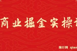 AI商业掘金实操课，小白也能上手的AI创收课（31课）