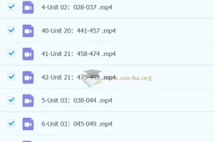 大学英语 (2026)恋练有词“跟我背”带背视频