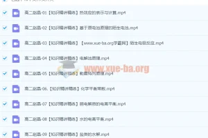 2024高二化学 赵晶 暑假班