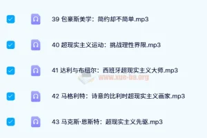 蒋勋：西方美术史（52集全）