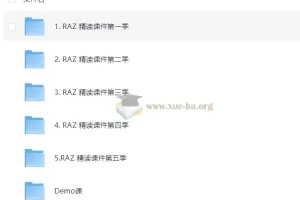 Raz分级阅读绘本 精读课件PPT 全套资料 新版本1-5季【完结】10.6GB