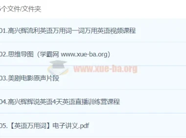 高兴辉英语课程